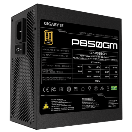 Gigabyte | Power Supply Unit | GP-P850GM | 850 W na Arena.pl