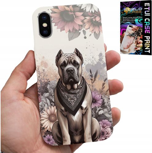 ETUI DO IPHONE X / XS - PSIE RASY PSIE WZORY POKROWIEC + FOLIA na Arena.pl