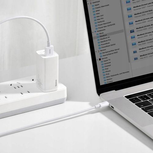 Kabel niktrade USB - USB typ C 2 m biały na Arena.pl
