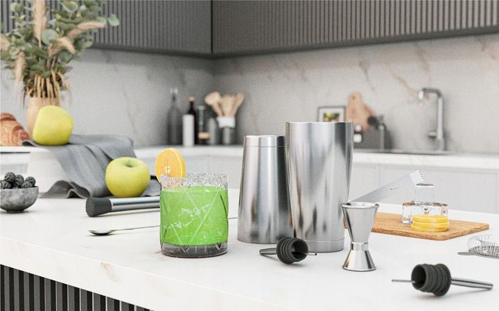 Zestaw barmański do drinków SHAKER Mark Adler Shake 3.0 STAL NIERDZEWNA zdjęcie 3