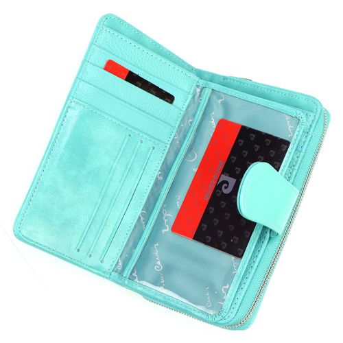 skóra naturalna + Damski portfel ze skóry ekologicznej Pierre Cardin 07 SHINY 116 na Arena.pl