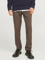 JACK & JONES Slimfit Chino w kolorze czekoladowo-brązowym 32/34