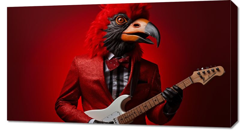 Obraz 90x50cm Zwierzęcy Rock'n'Roll zdjęcie 1