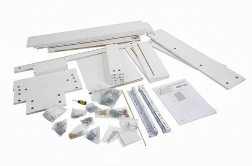 Toaletka lustro LED oświetlenie regulowana biała nowoczesna na Arena.pl