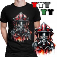 KOSZULKA T-SHIRT MĘSKI WZORY WYBÓR - STRAŻAK STRAŻ PASJA PREZENT - L