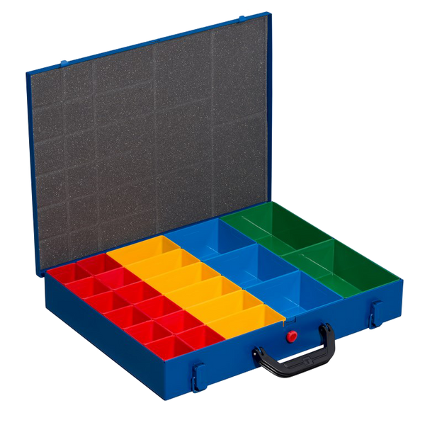 Kaseta metalowa 23 pojemniki - 440x355x66 mm zdjęcie 1