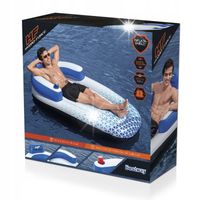 MATERAC DO PŁYWNAIA DMUCHANY FOTEL INDIGOWAVE 165 cm BESTWAY 43533