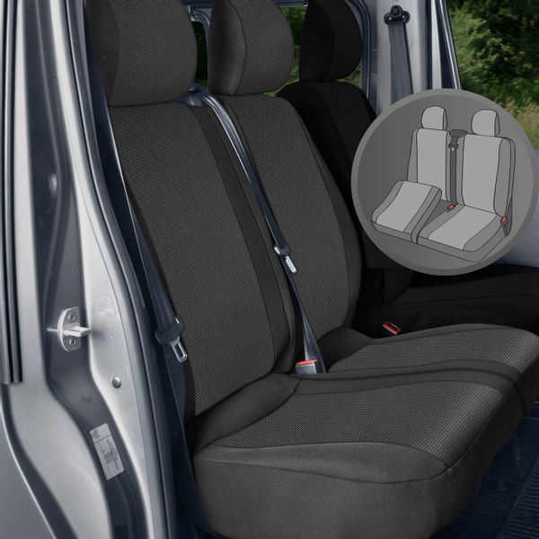 Fiat Talento pokrowce na MIARĘ PREMIUM 6 osób zdjęcie 6