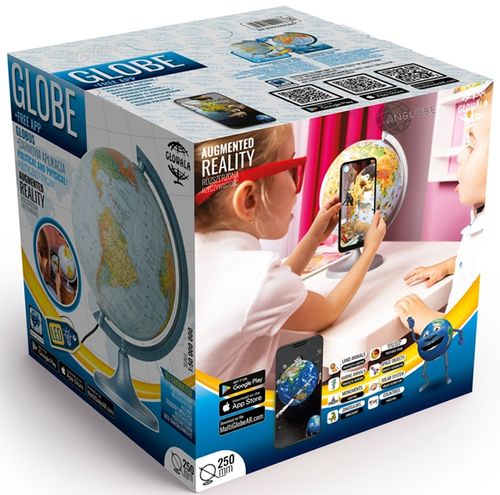 GLOBUS SZKOLNY 250 2W1 PODŚWIETLANY LED + APLIKACJA - na prezent - polski na Arena.pl