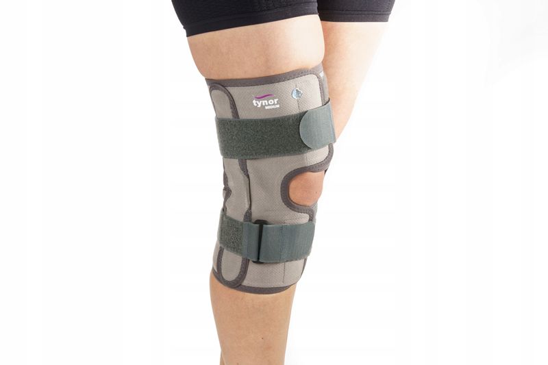 PROFESJONALNA ORTEZA KOLANA STABILIZATOR Z SZYNAMI zdjęcie 3