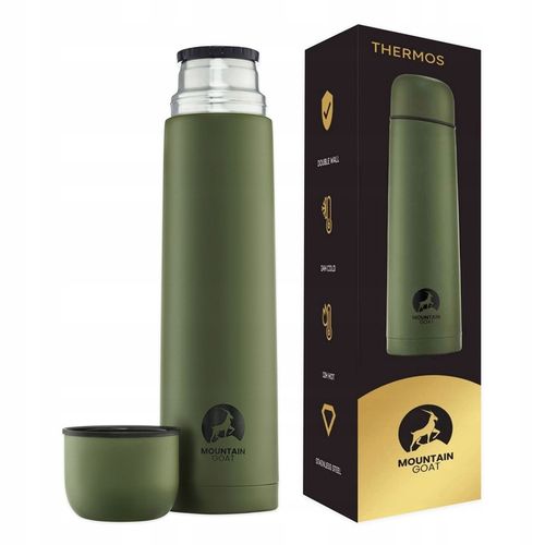 POJEMNY SZCZELNY TERMOS MOUNTAIN GOAT DUŻY 1L na Arena.pl