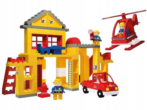 KLOCKI DLA DZIECI UNICO STRAŻ POŻARNA KONSTRUKCYJNE 96 ELEMENTÓW na Arena.pl