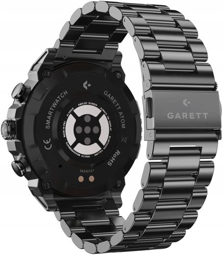 Smartwatch GARETT Atom Stalowy Czarny na Arena.pl