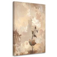 Obraz do salonu sypialni biura spa, Pastelowa Abstrakcja Kwiat