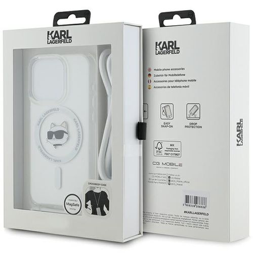 Etui Karl Lagerfeld do iPhone 15 Pro Max, Przezroczysty, MagSafe na Arena.pl