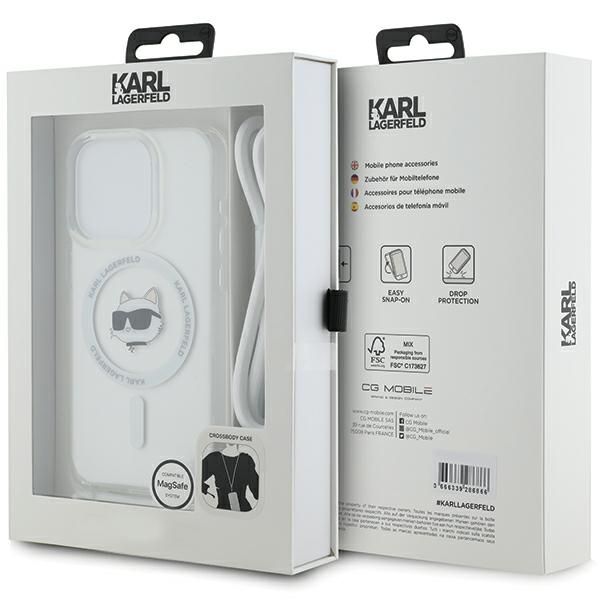 Etui Karl Lagerfeld do iPhone 15 Pro Max, Przezroczysty, MagSafe zdjęcie 7