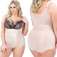 BODY jak gorset CIELISTE wyszczuplające modelujące majtki SIZE PLUS fenome