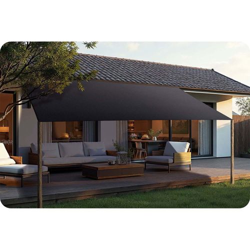 Żagiel przeciwsłoneczny prostokątny 3x4m Plonos PL-885 szary na Arena.pl