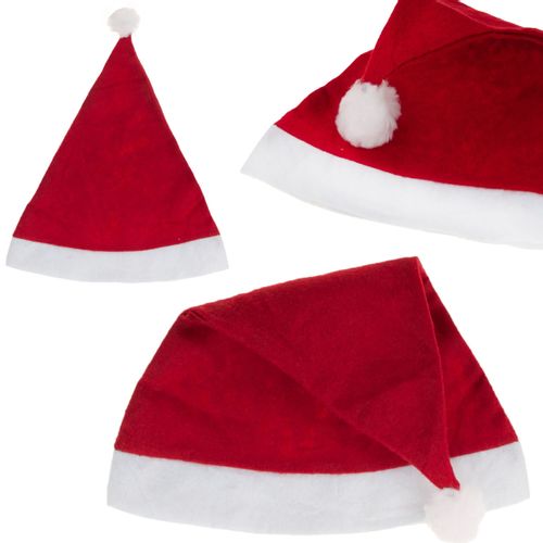 CZAPKA MIKOŁAJA PRZEBRANIE Z POMPONEM KOSTIUM na Arena.pl