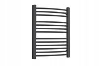 GRZEJNIK ŁAZIENKOWY CASUAL 1580x570 CZARNY MAT