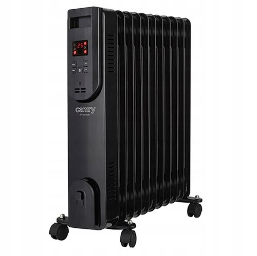 Grzejnik Olejowy LED z pilotem 11 żeberek Olejak 2500W Czarny Camry na Arena.pl