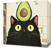 Obraz 40x40cm Awokado Na Głowie
