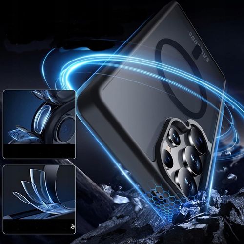 Etui CASE do Samsung Galaxy S25 ULTRA MAGNETYCZNE MATOWE WZMACNIANE 2xSZKŁO na Arena.pl