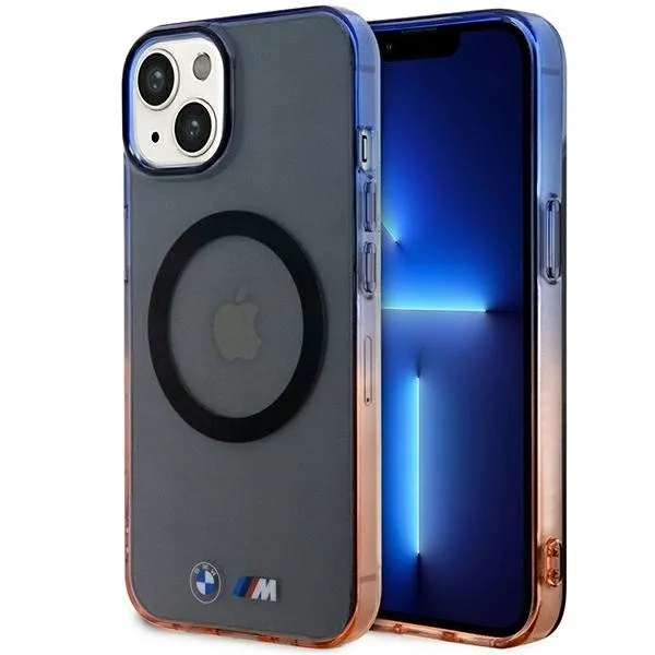 Etui BMW Gradient Bumper MagSafe na iPhone 14 Plus - szare zdjęcie 1