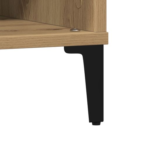 Stolik kawowy  z dębu rzemieślniczego 60x60x30 cm z drewna inżynieryjnego na Arena.pl