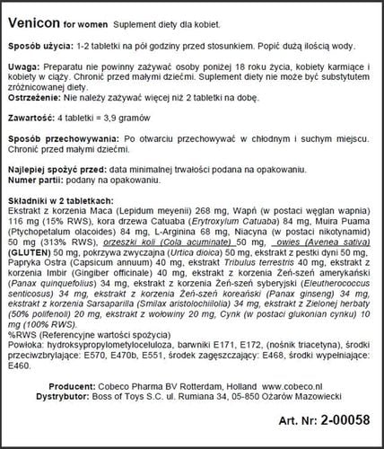 tabletki venicon dla kobiet na Arena.pl