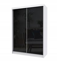 Szafa Przesuwna PARIS 150 Połysk czarna