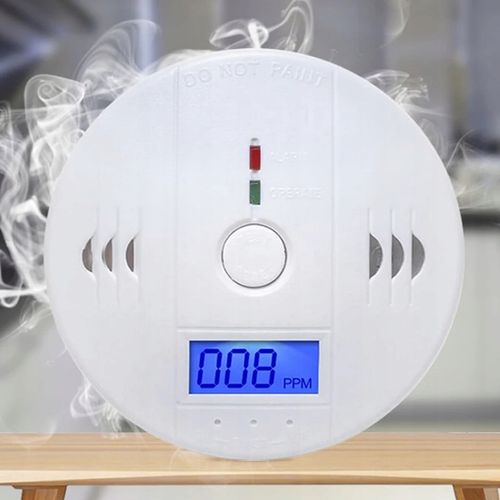 CZUJNIK CZADU TLENKU WĘGLA CO DETEKTOR WYKRYWACZ Z ALARMEM LCD CZUŁY na Arena.pl