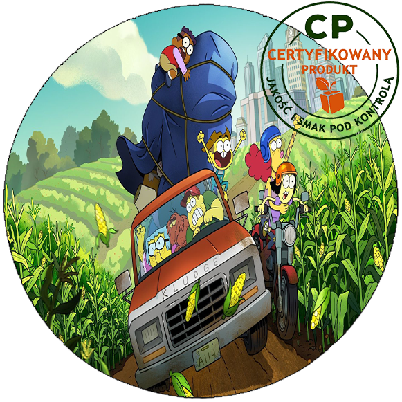 Opłatek na tort Greenowie zdjęcie 1