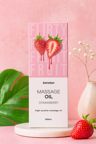 Olejek Do Masażu O Zapachu Truskawkowym Satisfyer Massage Oil 250 Ml na Arena.pl
