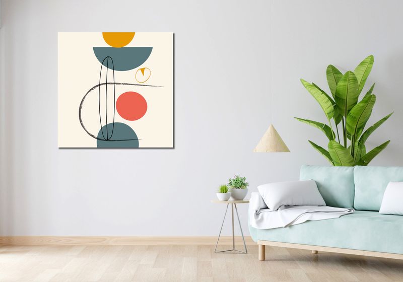 Obraz 90x90cm Równe Kompozycje zdjęcie 2