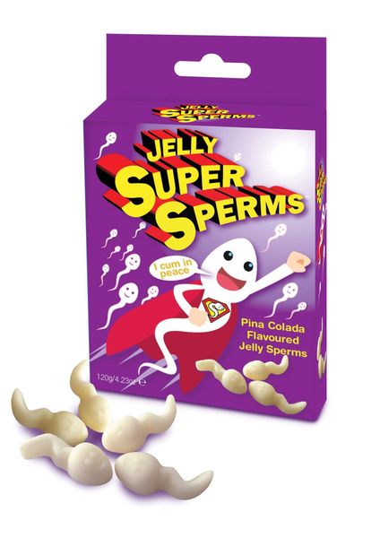Jelly Super Sperms White zdjęcie 1