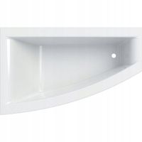 GEBERIT SELNOVA SQUARE Wanna asymetryczna 170x105cm, odpływ z prawej strony
