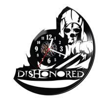 Zegar ścienny z płyty winylowej Dishonored 1803.14