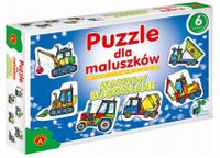 Puzzle dla maluszkow maszyny budowlane 05417