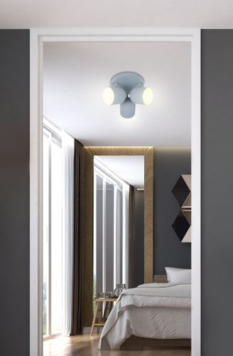 Azuro plafon 3x40W E27 szary mat na Arena.pl