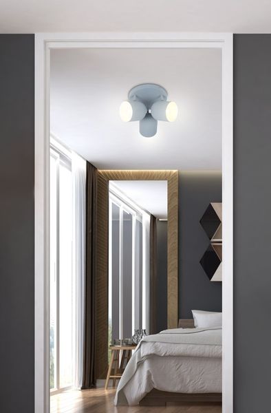 Azuro plafon 3x40W E27 szary mat zdjęcie 2