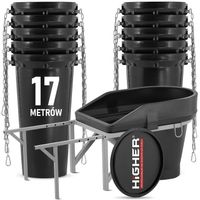 Zsyp do gruzu budowlany HIGHER zestaw o długości 17 metrów MOCNY