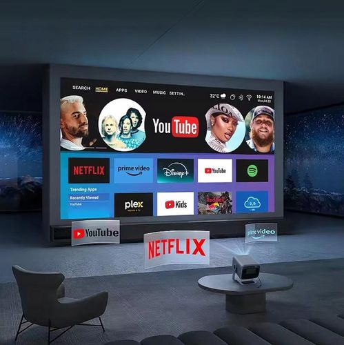 Mini Projektor Przenośny Android WiFi Rzutnik FULL HD 4K Telefon Bluetooth na Arena.pl