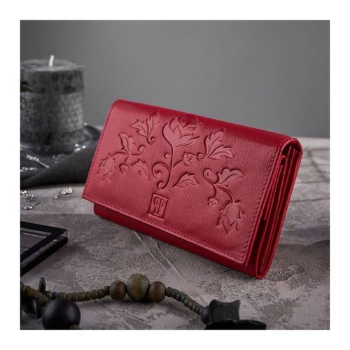 portfel damski skórzany z kwiatowym wzorem t-45-rd etui na klucze na Arena.pl