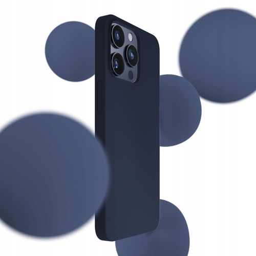 Silikonowe etui na Apple iPhone 16 Pro Max - 3mk Silicone Case Dark Navy na Arena.pl