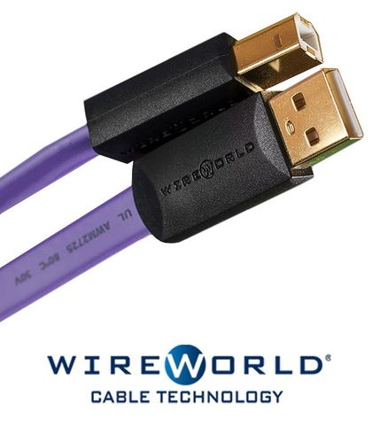 Kabel USB 2.0 A-B WireWorld Ultraviolet 2m Kolor - 2m na Arena.pl