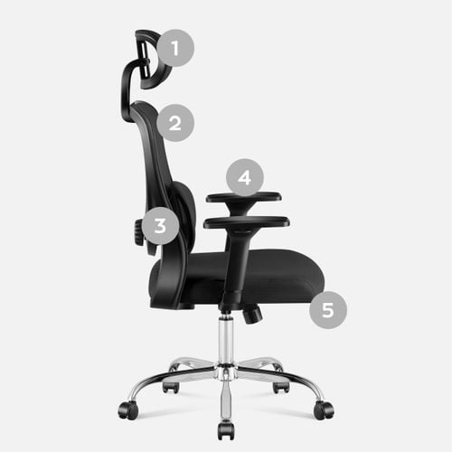 Fotel ergonomiczny Huzaro Manager 3.2 Black na Arena.pl