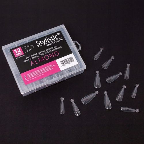 Claresa Stylistic Górne Formy do akrylożelu dual form Almond 120szt Migdał na Arena.pl