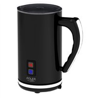 Adler | Spieniacz do mleka | AD 4478 | 500 W | Czarny