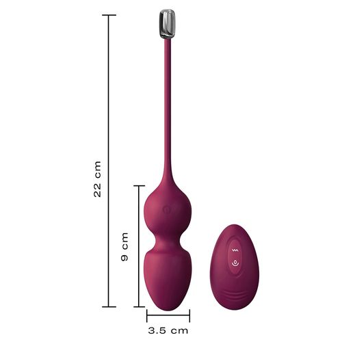 silikonowe jajeczko dopochwowe z wibracjami. ćwiczenia mięśni pochwy. na Arena.pl